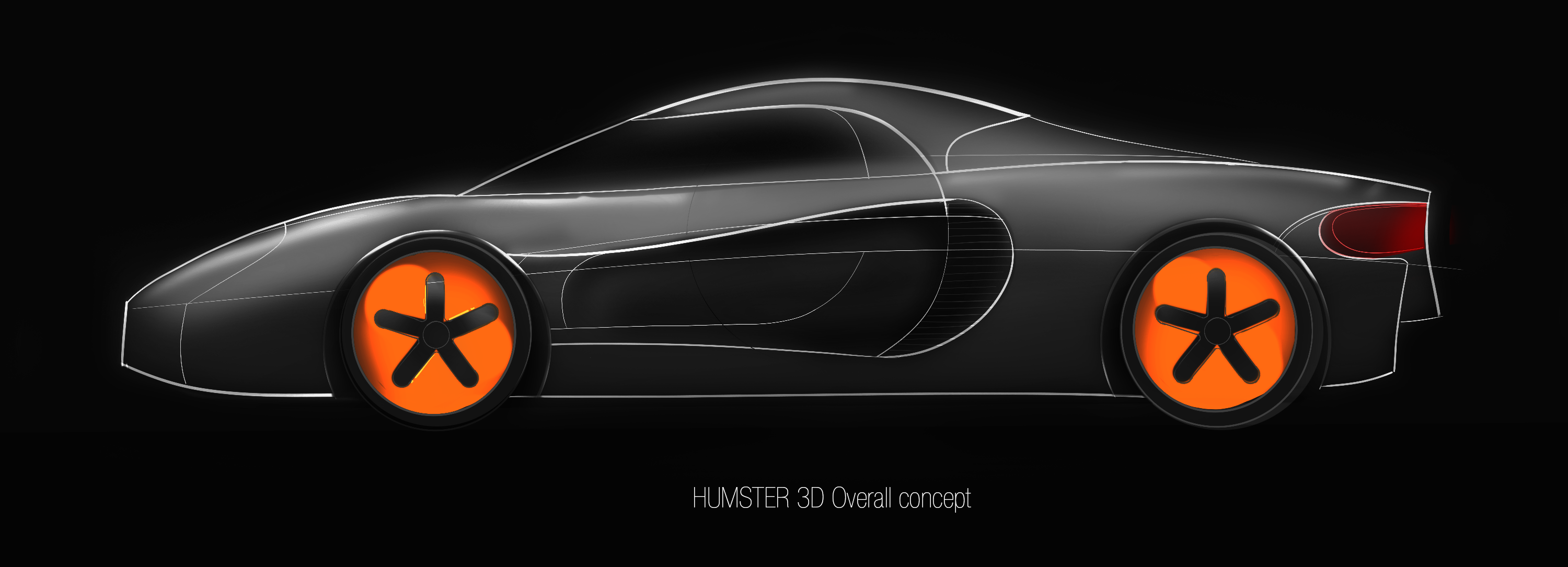 Humster3D car render competition - ROBOT Motors WIP 2