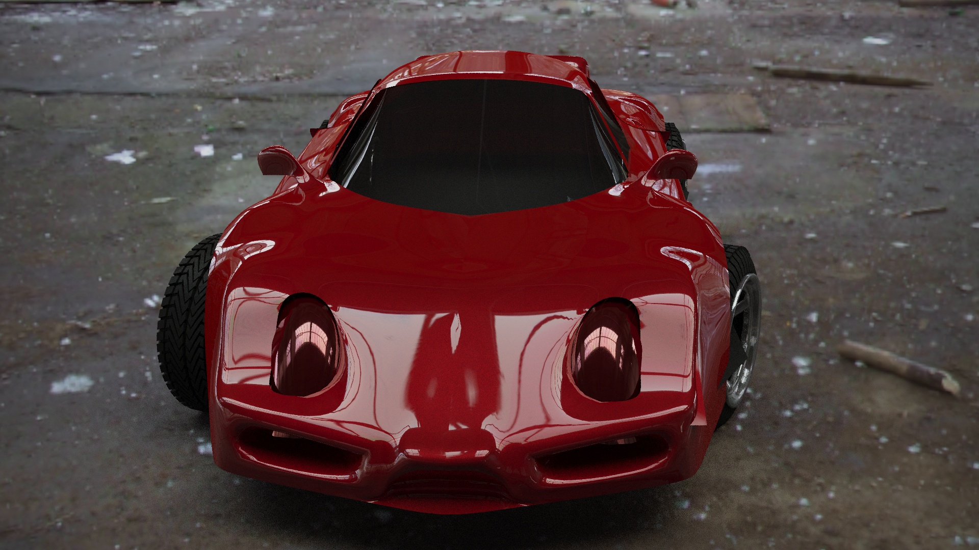 Car Render Challenge 2016 - Ferrari type car