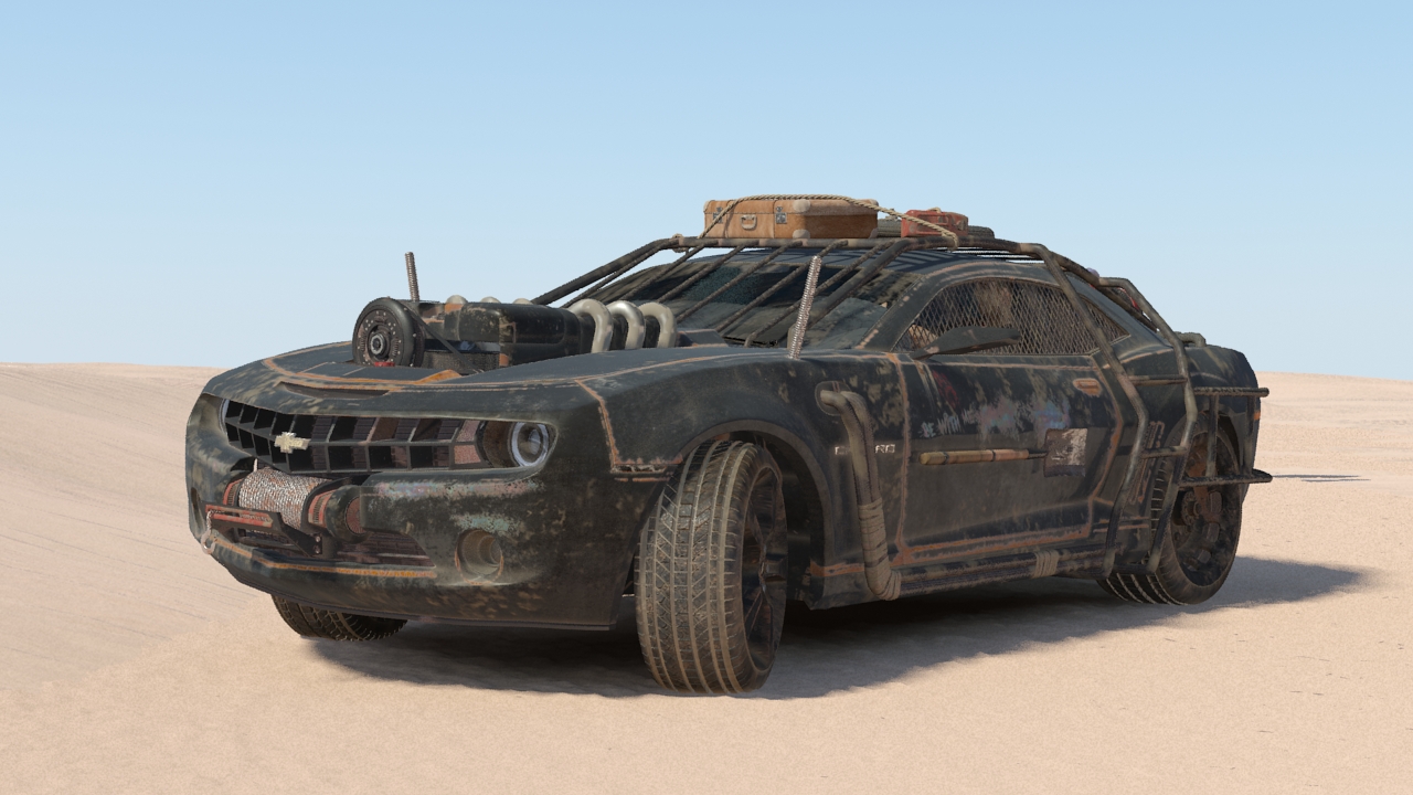 Car Render Challenge-2017 - Mad Max theme.