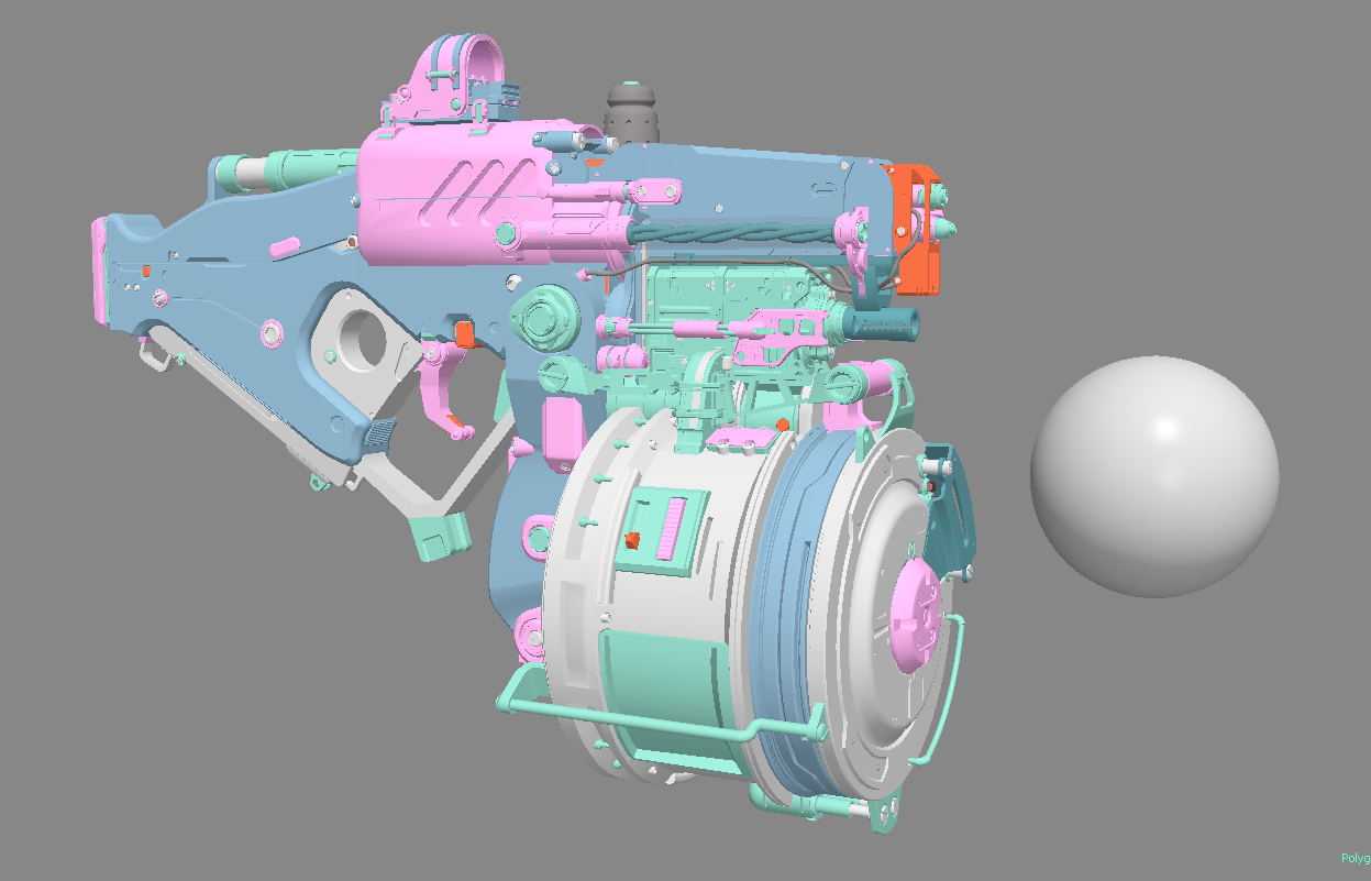 Three D Weapon - Sci-fi Laser Gun