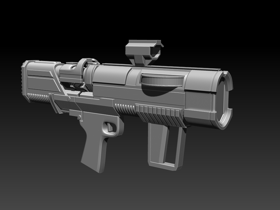 Three D Weapons Challenge WIP - Ion Pulse Rifle