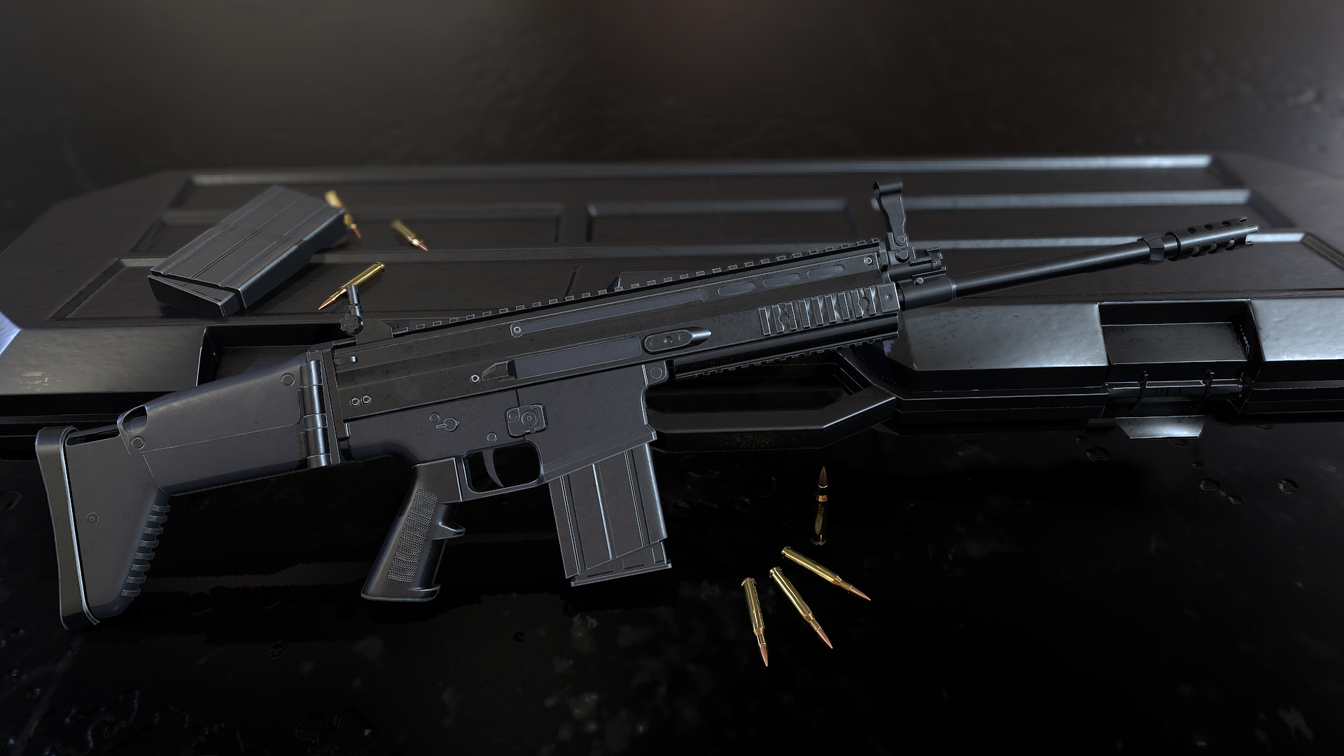 Three D weapons - FN SCAR-H
