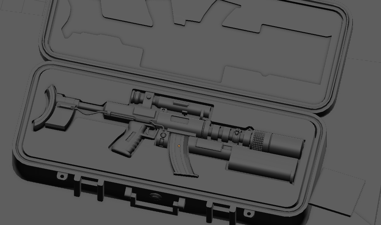 Prototype Laser Assited Projectile Gun