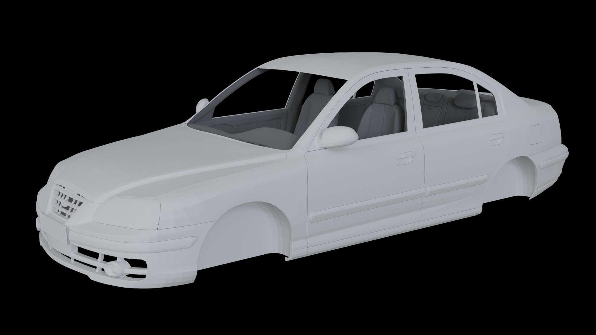 3D car render challenge 2019