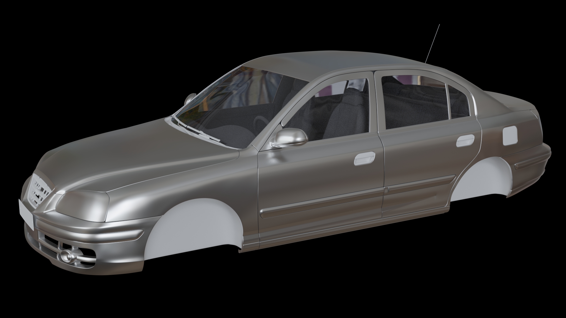 3D car render challenge 2019