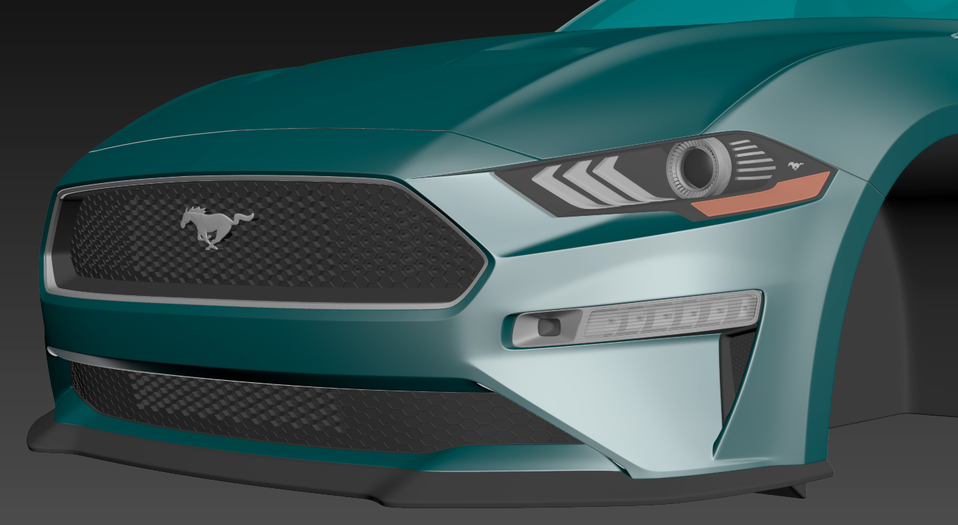 2019 Car Render Challenge - Ford Mustang Bullit 2018