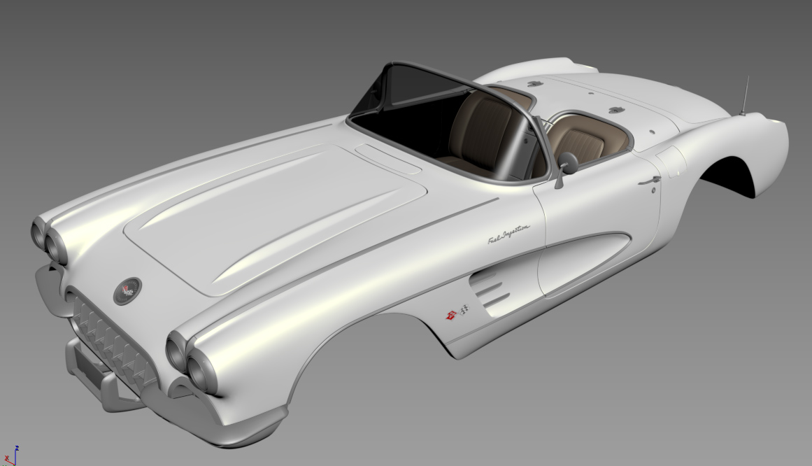 2019 Car Render Challenge: chevrolet corvette 1960