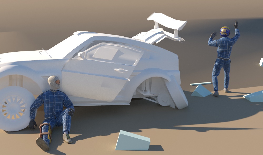 3D Car Render Challenge 2019: DAKAR