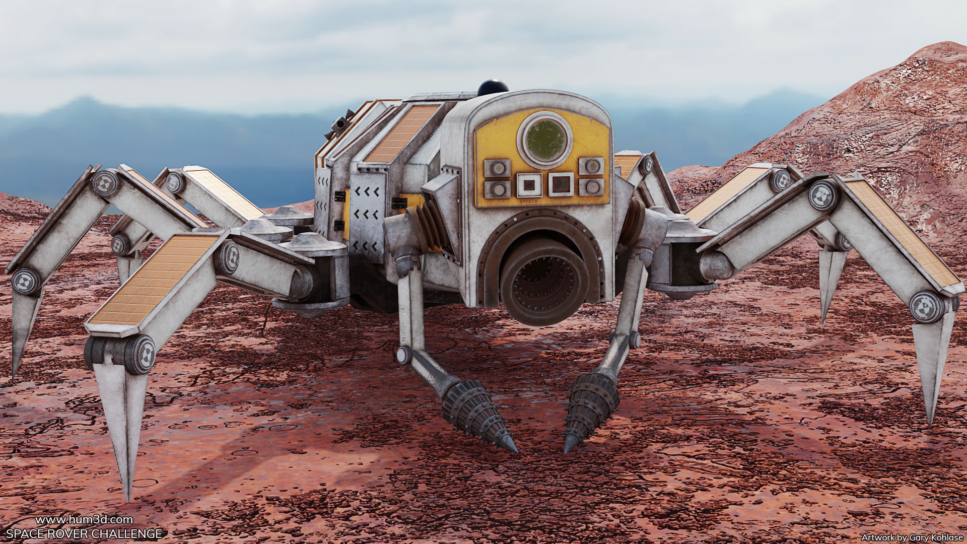[Space Rover Challenge] Harvest Spider Drone