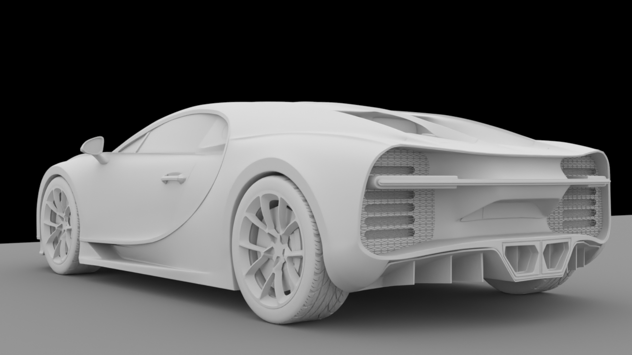 Bugatti Chiron - Car Render Challenge 2020