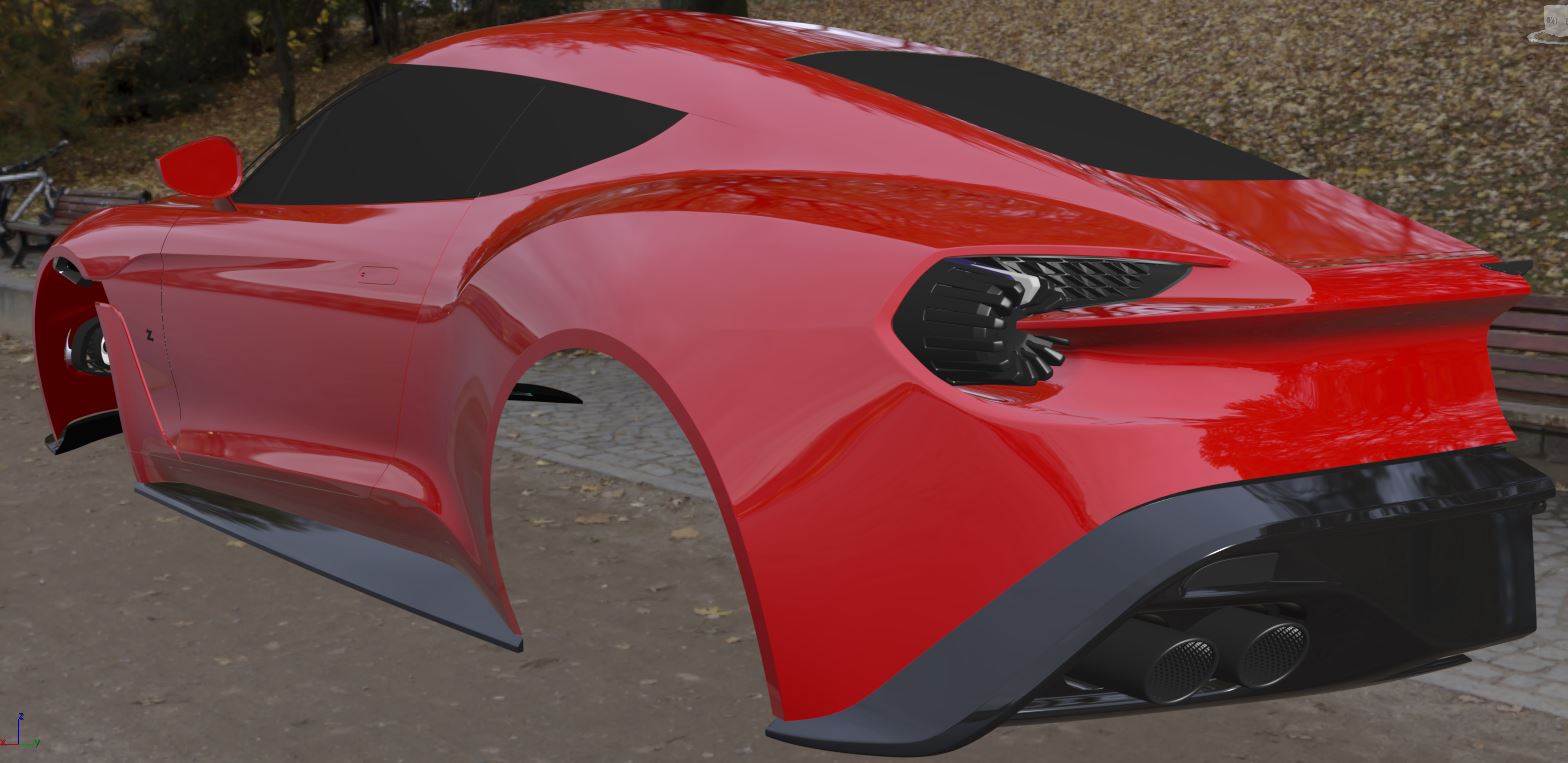 HUM3d Car render challenge 2020 Aston Martin Vanquish Zagato