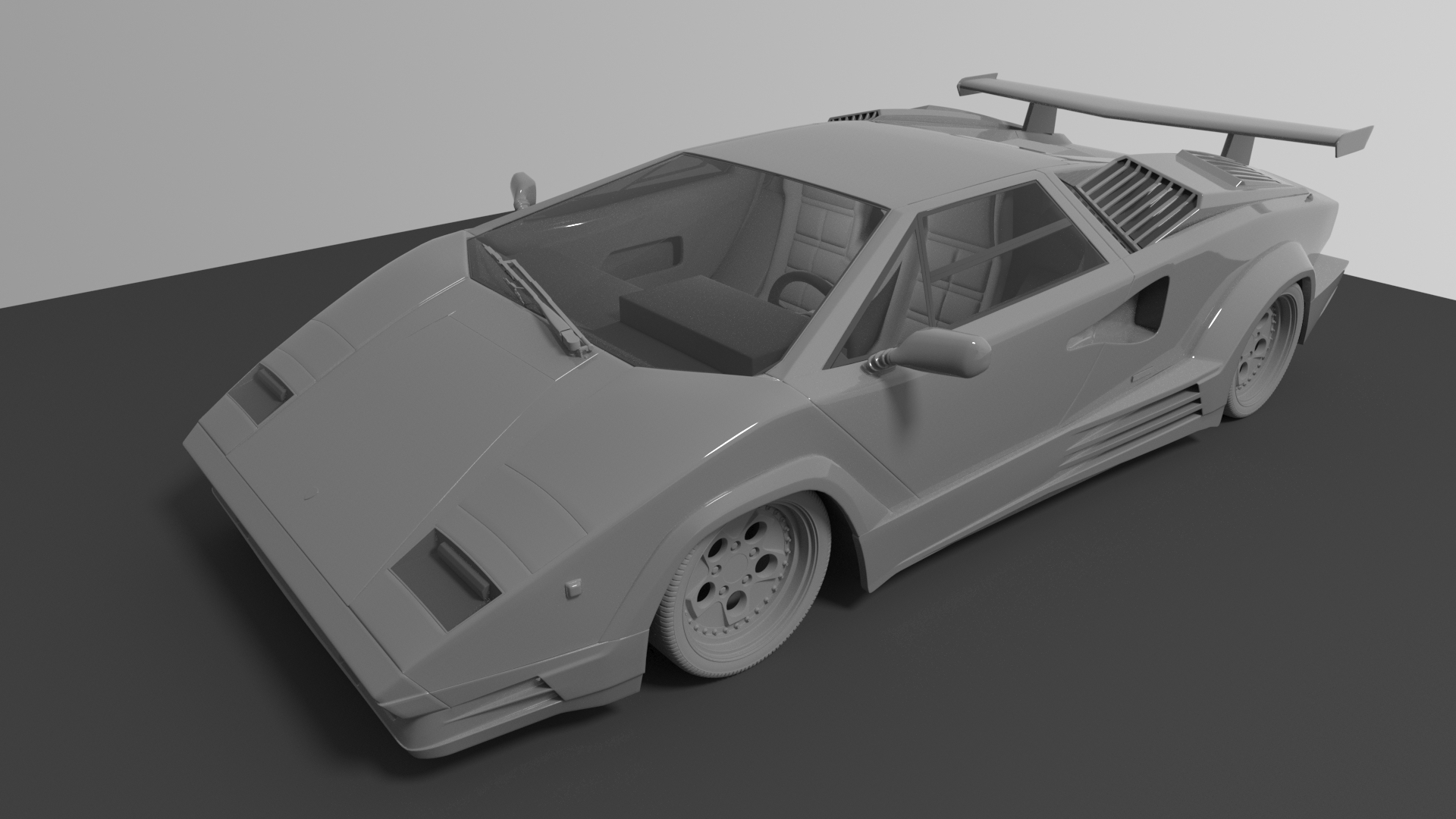 car render challengr 2020_ countach and neon