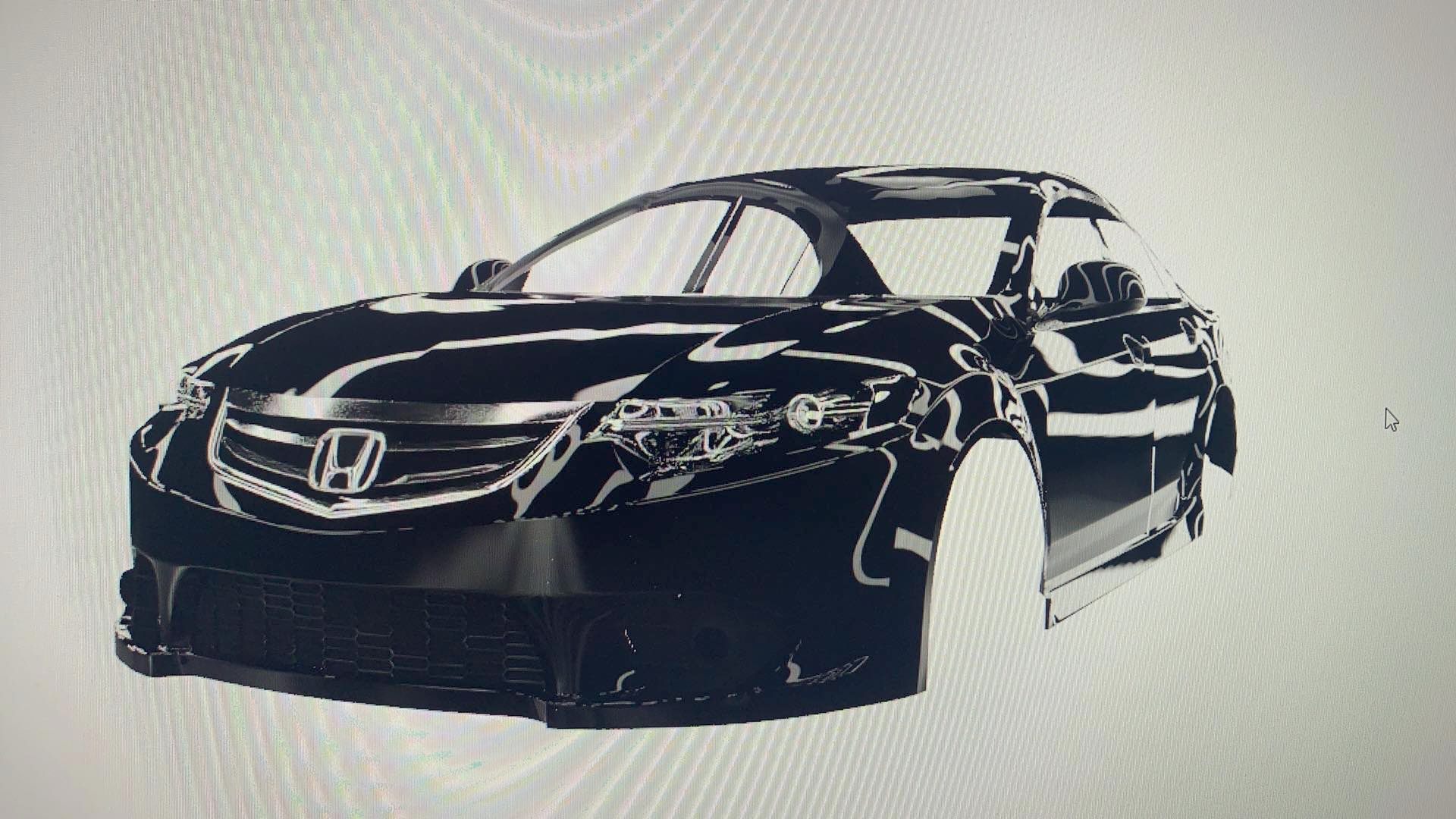 Car render challenge 2020 - Honda Accord VIII
