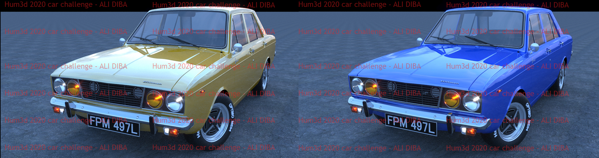 Hilman Hunter - Car render challenge 2020