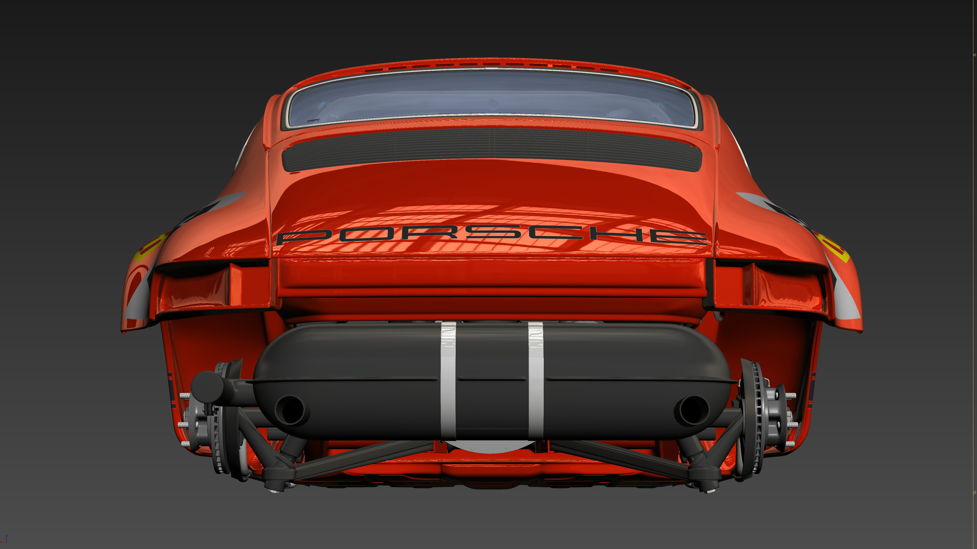 The Legend of 7707KW - Polskie Porsche - Car render challenge 2020
