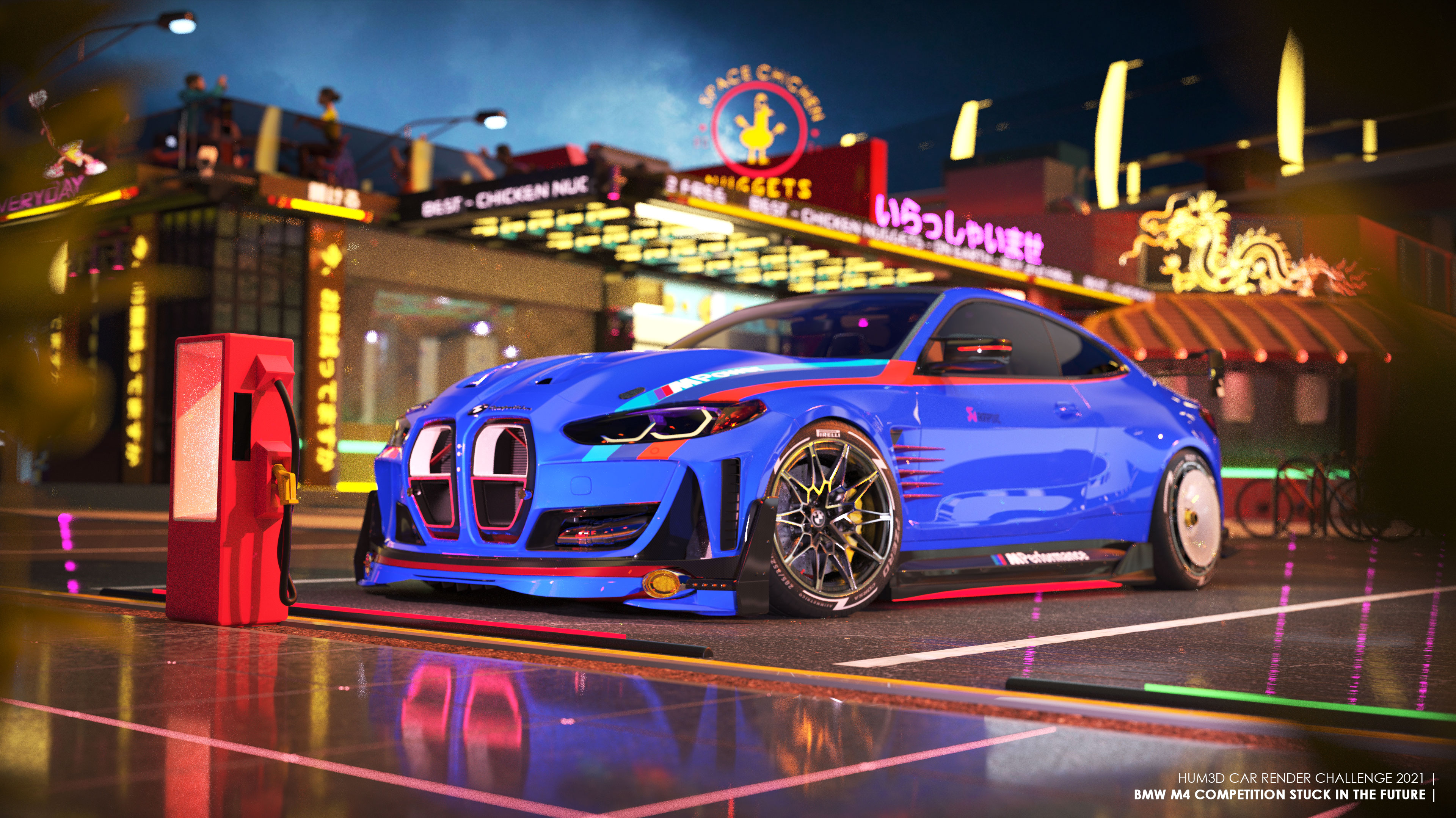Car Render Challenge 2021 - BMW M4 Competition 2021 - Stuck in the future