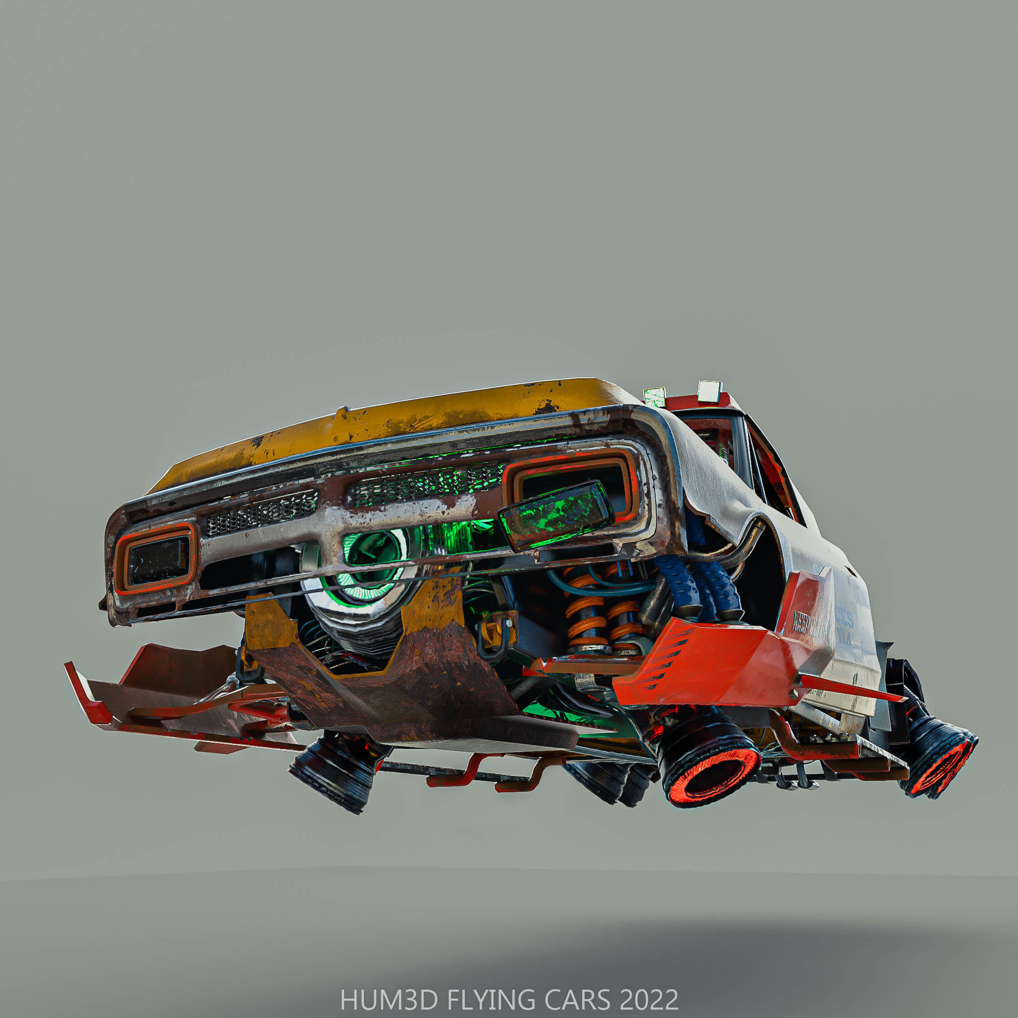 H-Truck - HUM3D Flying car Comp 2022 WIP